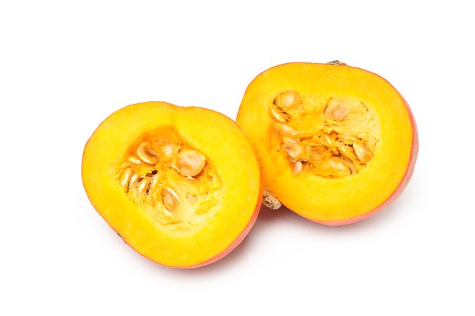 Concept of Autumn vibe food, Pumpkin, Pumpkin seeds