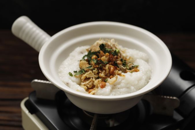 Chinese Claypot Chicken Porridge