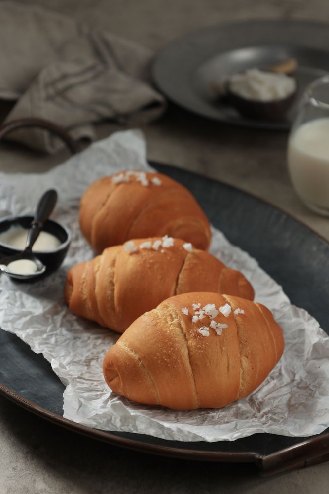 Salt Bread or Shio Pan, Japanese Sea Salt Butter Bread Rolls
