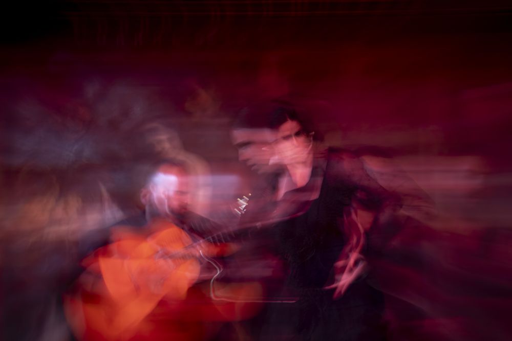 Flamenco performance on stage