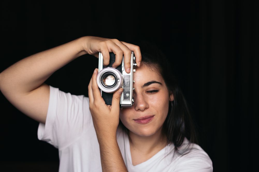 Taking Photos With Analog Camera