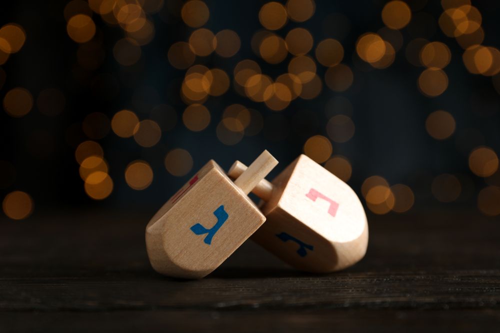 Dreidels for Hanukkah