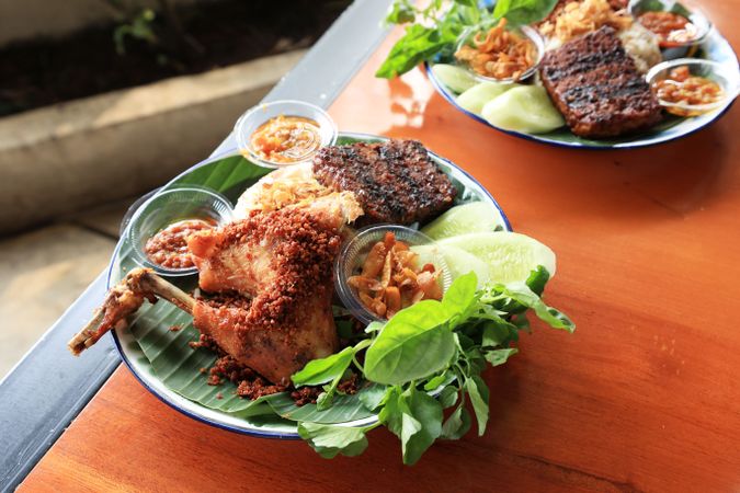 Ayam Goreng Rempah, Indonesian Fried Chicken with Flavorful Spices.