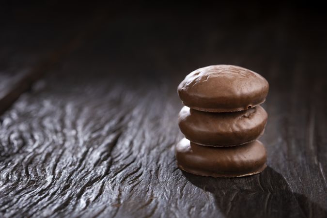 Brazilian honey cookies  with with chocolate - Pão de mel.