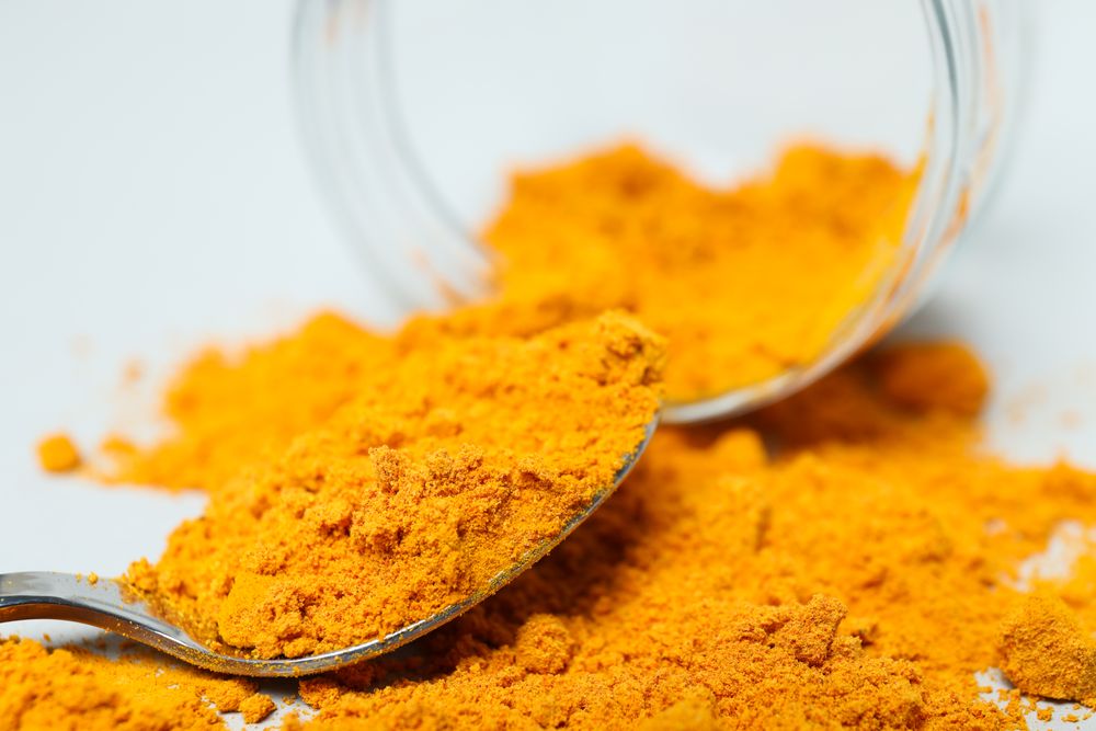 Fragrant seasoning - turmeric, one of the main ingredients in Indian curry