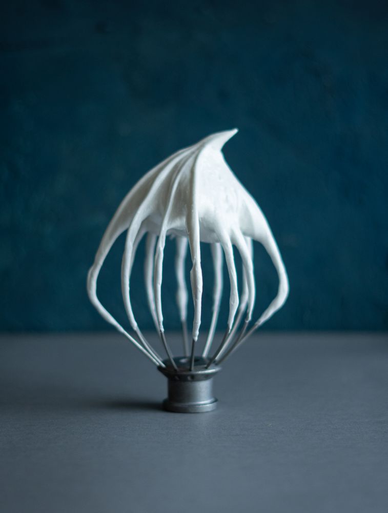 Whisk with buttercream contrast portrait