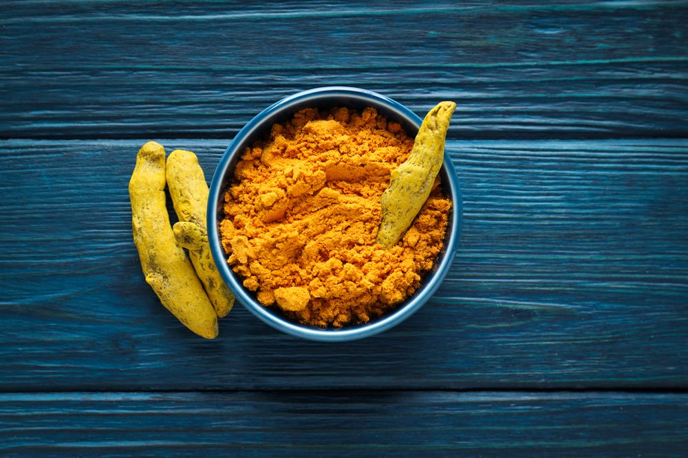 Fragrant seasoning - turmeric, one of the main ingredients in Indian curry