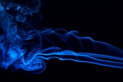 Abstract smoke on dark background