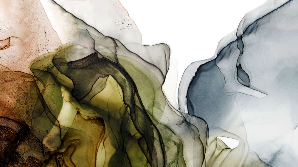 Alcohol ink colors, translucent