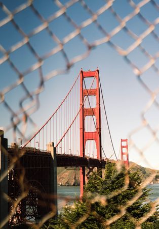 Golden gate bridge in San Francisco