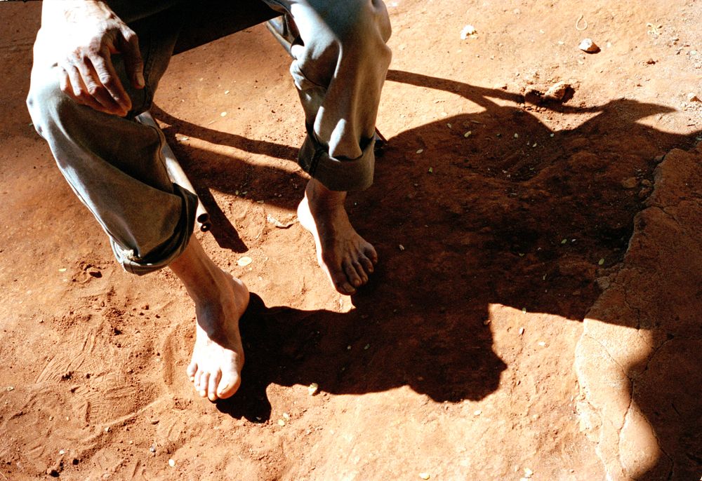 Itapeva, Brazil - August 2006 - MST farmer feet