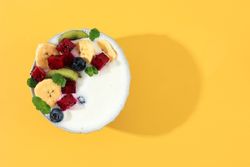 Yogurt bowl with fresh fruit