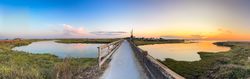 Dike crossing at Port de Loix, France