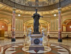 Rotunda of the state Capitol in Springfield, Illinois