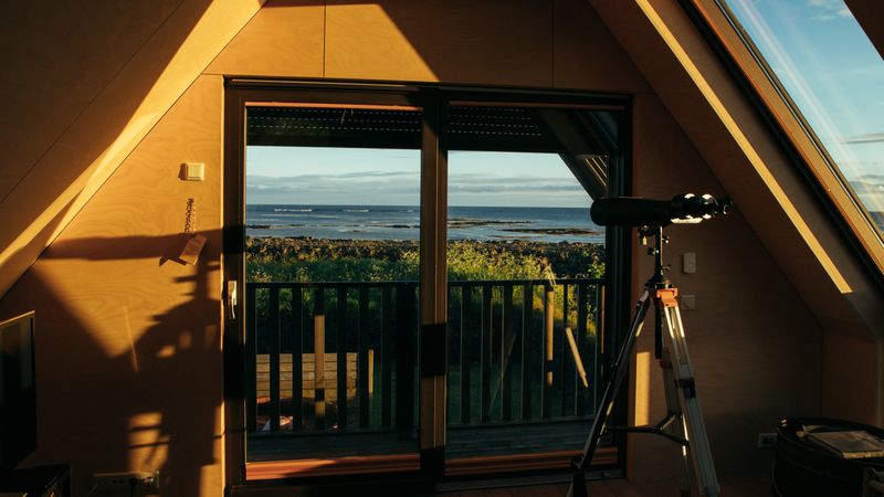 Room on top floor of house with wonderful view