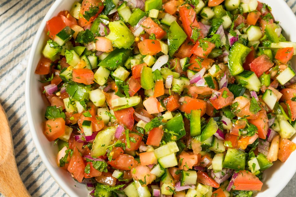 Homemade Persian Shiraz Salad