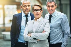 Portrait of a group of business professionals