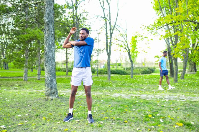 Friends Enjoying Sport and Healthy Choices During Outdoor Workout in Spring