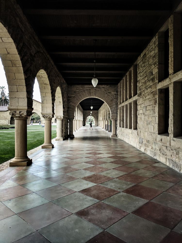 Loggia on ground floor beside green grass