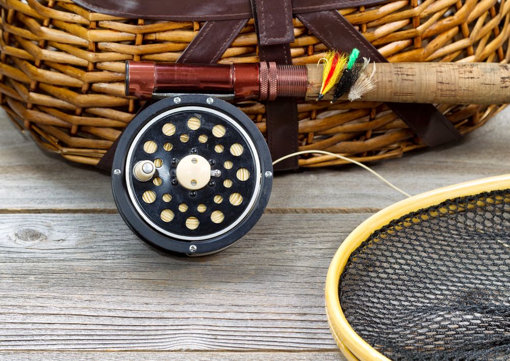 Fly Fishing Gear with Creel