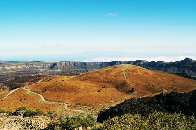 Volcano of Teide from above