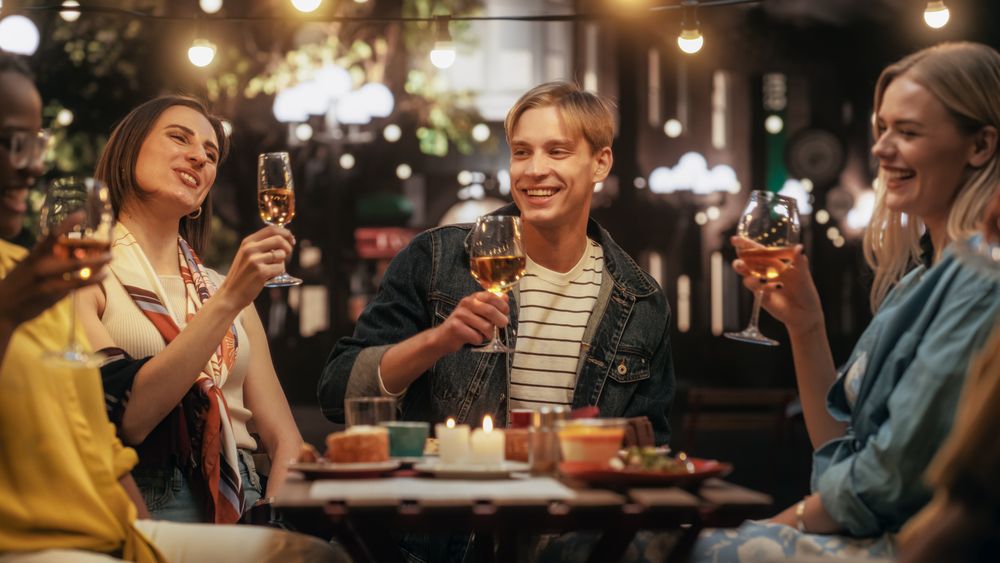 Man Sharing Entertaining Life Stories