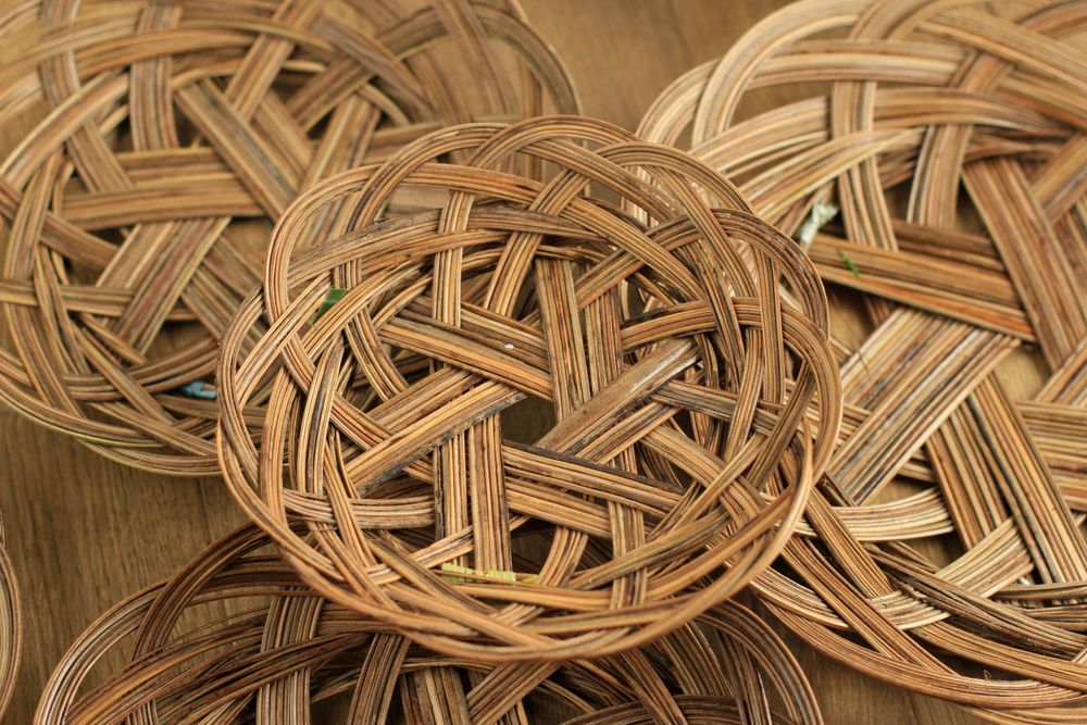 Different circular baskets