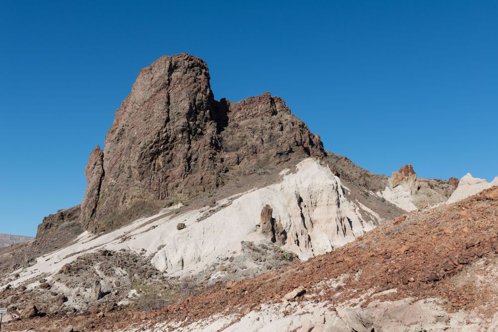 Rocky peaks from Big Bend National Park in Brewster County, Texas