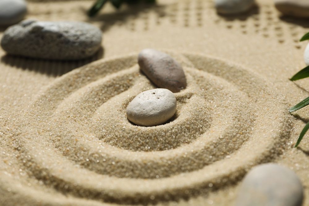Composition for Zen, Relaxation, Harmony and Balance concept