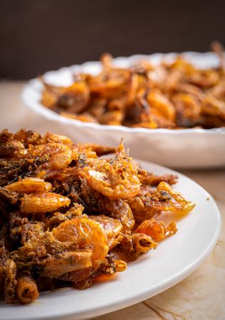 Crispy fried shrimp