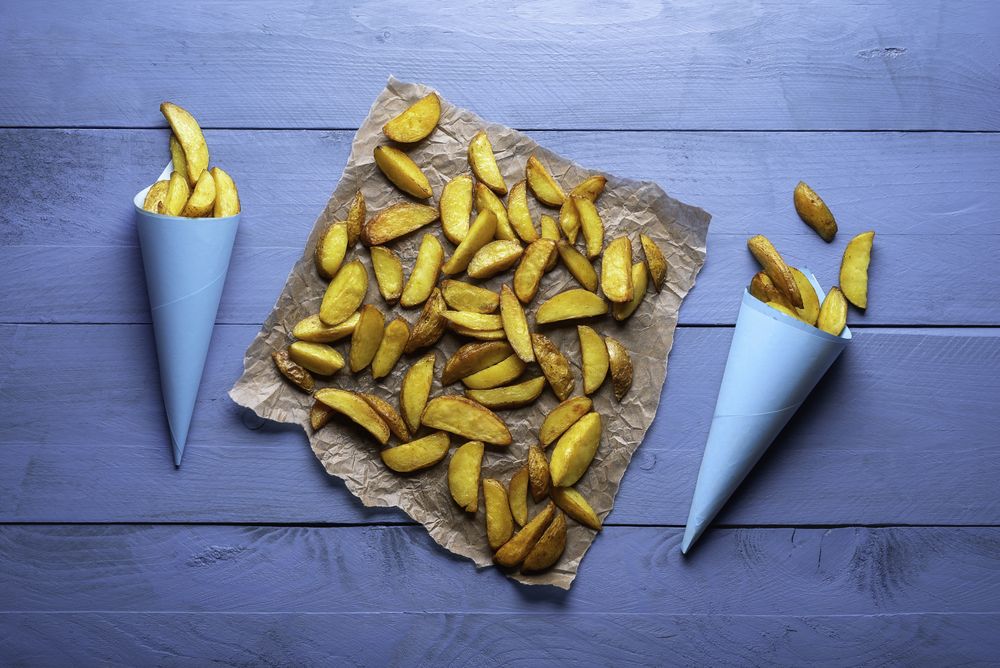 Homemade rustic potatoes