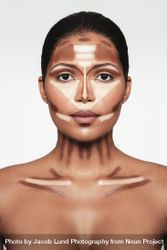 Professional contouring face makeup technique 5zopj4