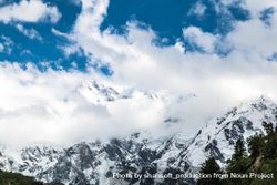 Fairy Meadows Nanga Parbat, snowy mountains in Pakistan national park 0LgRXb