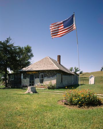 Dowse Sod House in Comstock, Nebraska