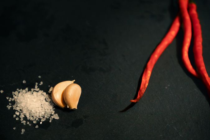 Salt and chili pepper