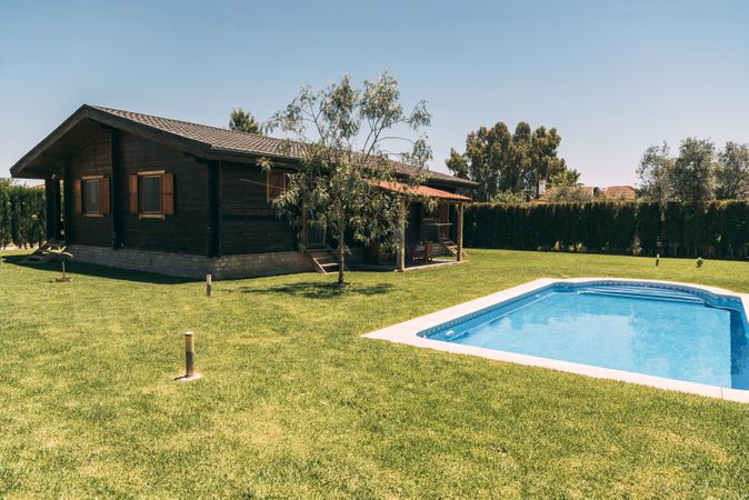 Pool at small house