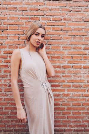 Portrait of casual young woman