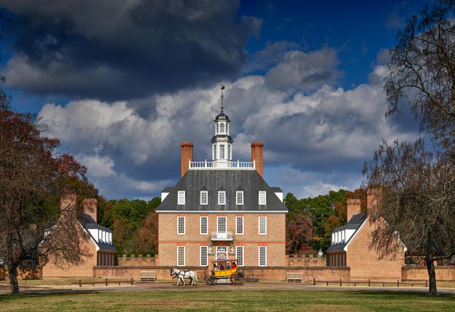 The Governors’ Palace at Colonial Williamsburg, Virginia