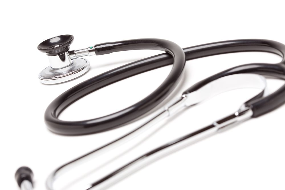 Stethoscope Isolated on Plain Background