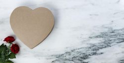 Valentine’s Day gift with a large heart