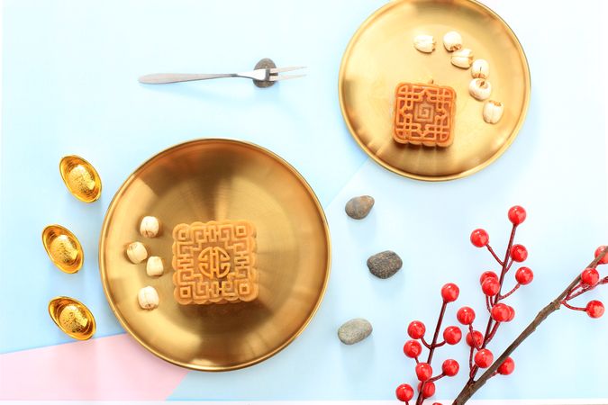 Square Yuebing Mooncake