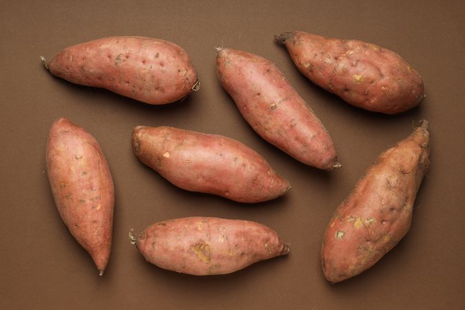Sweet potato, concept of healthy food, vegetables