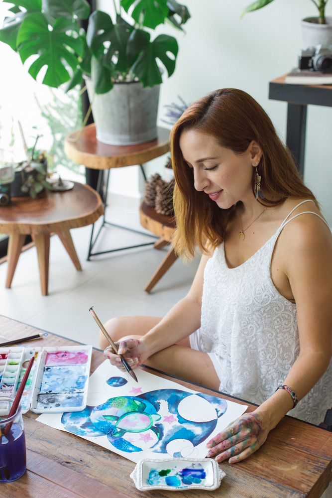 Watercolor painting