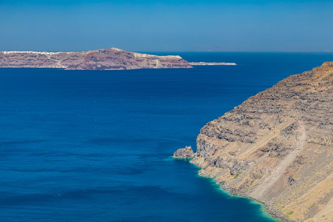 View of Greek islands