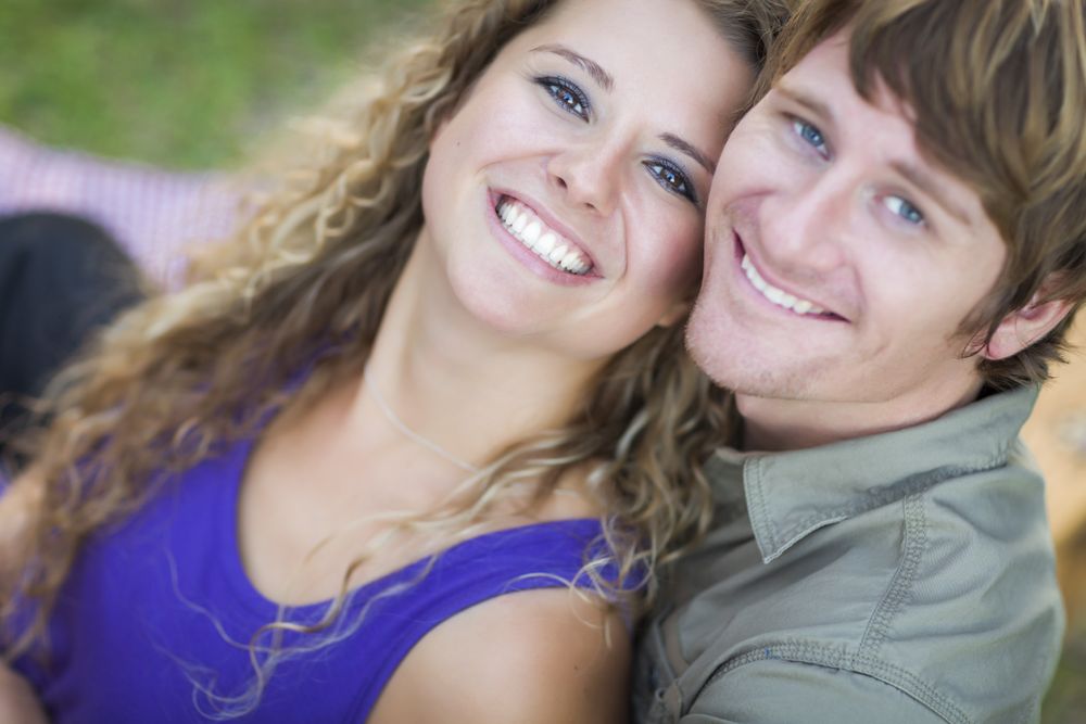 Portrait of A Couple Enjoying A Day in the Park