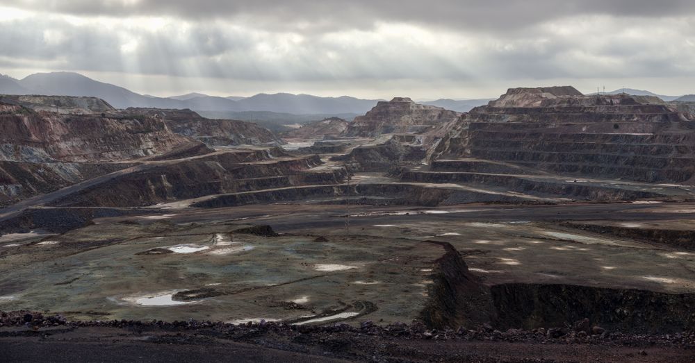 Mining terraces in Riotinto, Huelva