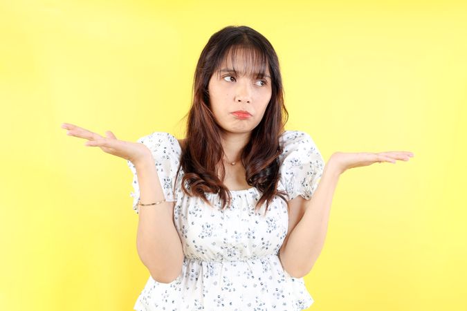 Frustrated Asian Woman