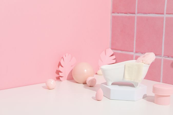 Concept of cosmetic and beauty care, space for text