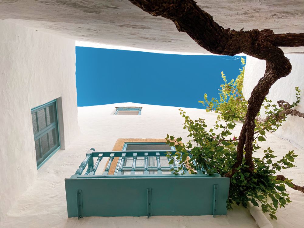 Interior court balcony