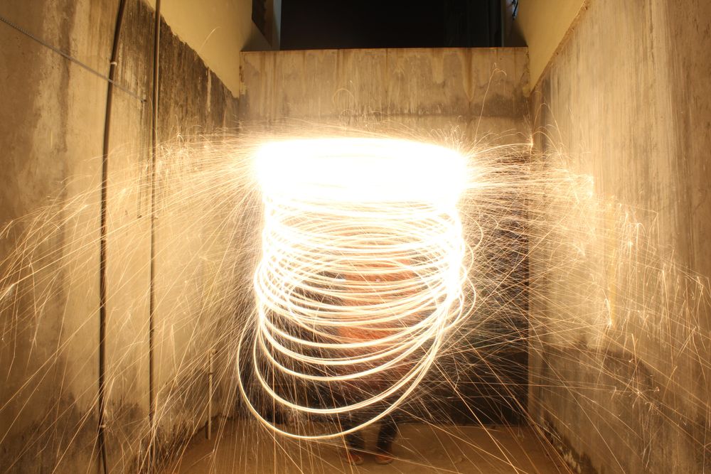 Steel wool photo